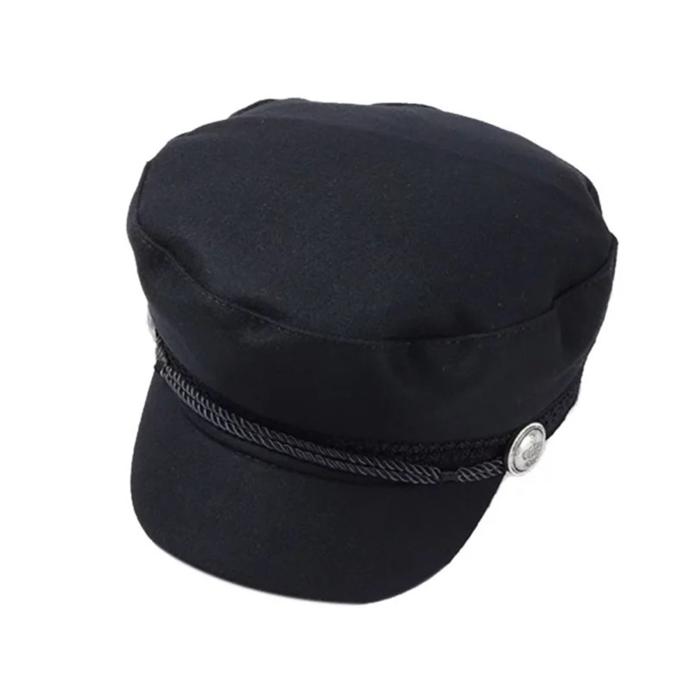 Biker Beret Womens Fashion Hat Wool Cap One Size - Picture 13 of 15